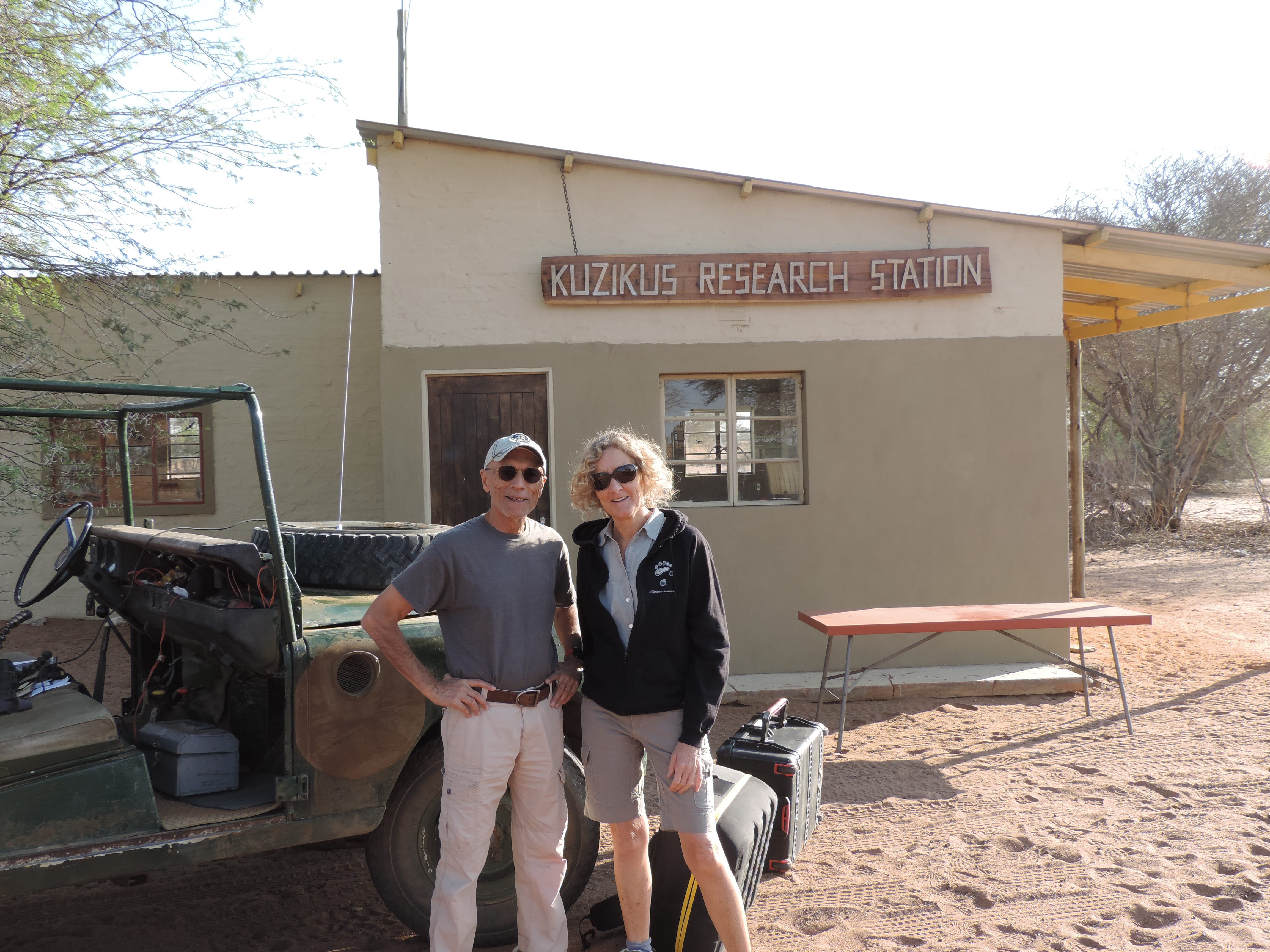 Zoe & Sky at Kuzikus Research Station, Namibia.